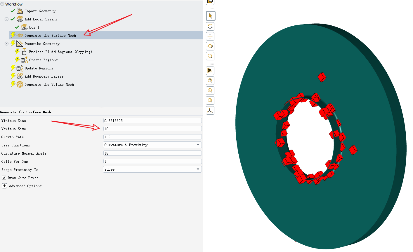 任意网格局部加密模式:BOI